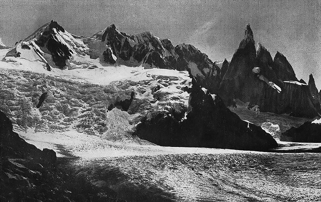 Cordón Adela y Cerro Torre, Santa Cruz. Alberto M. De Agostini